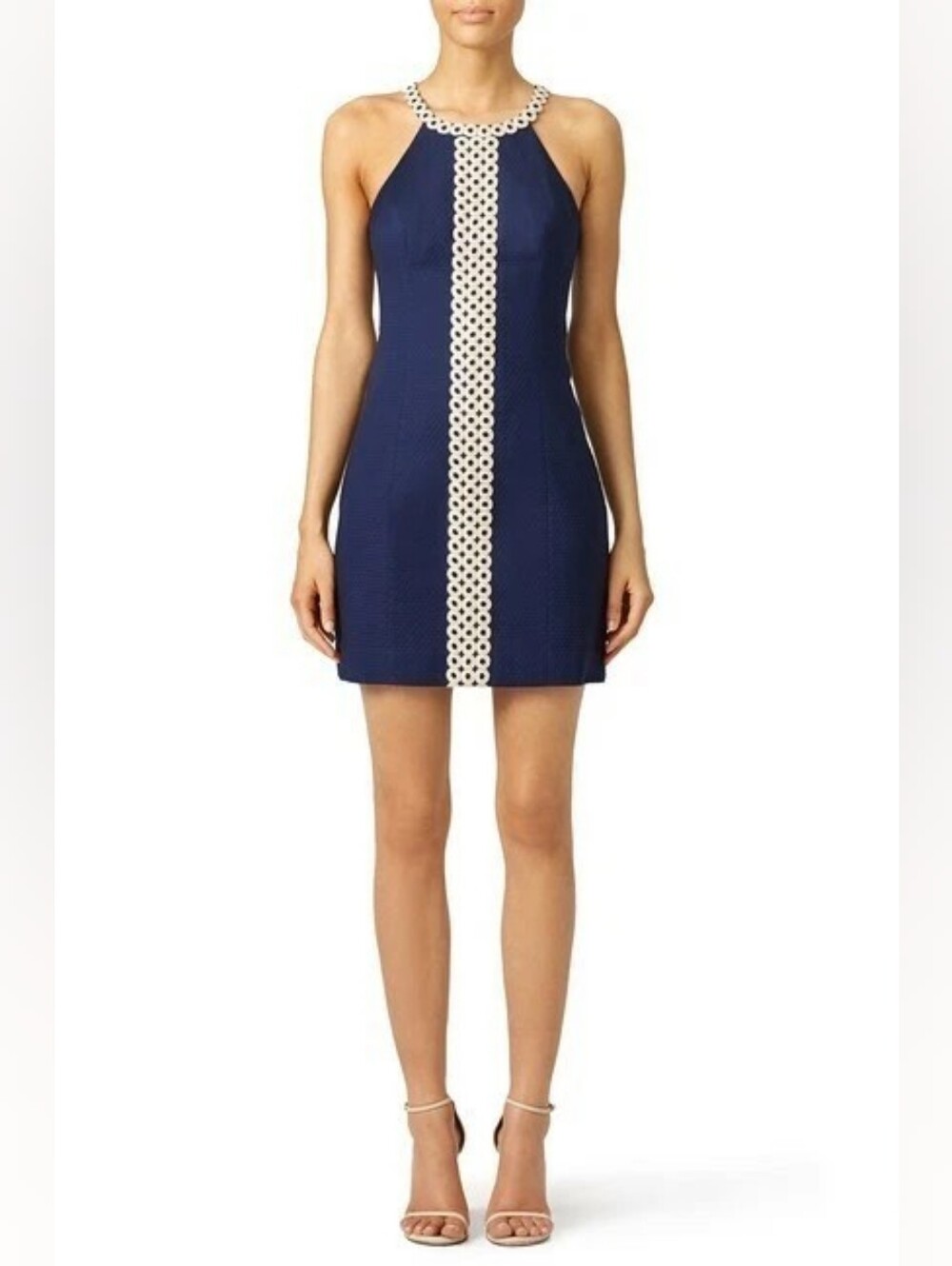 Lilly Pulitzer Sasha Navy Halter Mini Dress